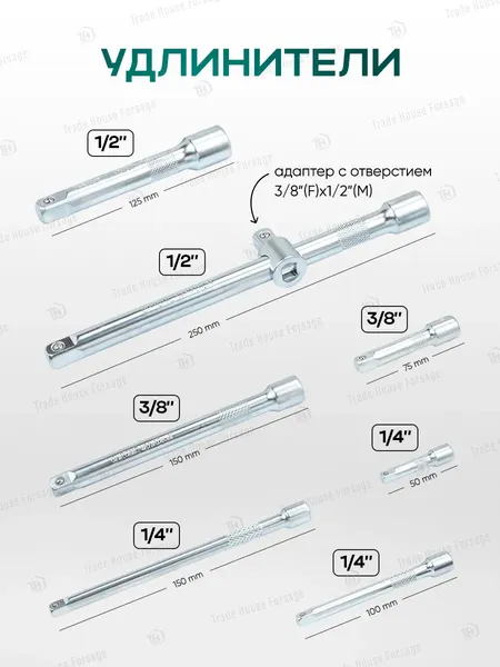 Изображение товара Универсальный набор инструментов RockForce RF LIGHT-42022-5 (61107)