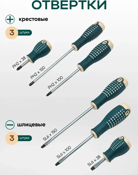 Изображение товара Универсальный набор инструментов RockForce RF LIGHT-41312-5 (61108)