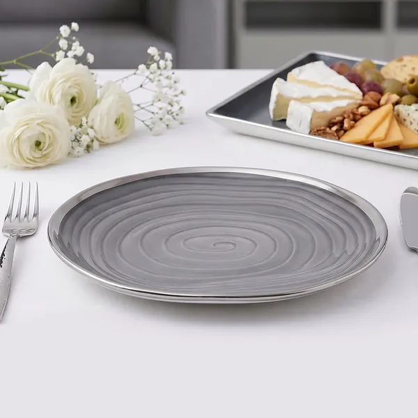 Изображение товара Тарелка столовая обеденная Fissman Elegante Gray 13451