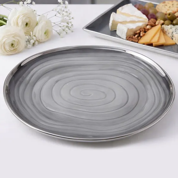 Изображение товара Тарелка столовая обеденная Fissman Elegante Gray 13452