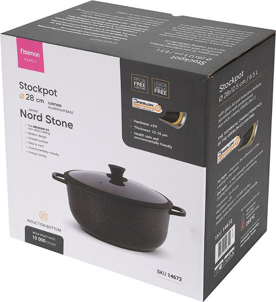 Изображение товара Кастрюля Fissman Nord Stone 14672