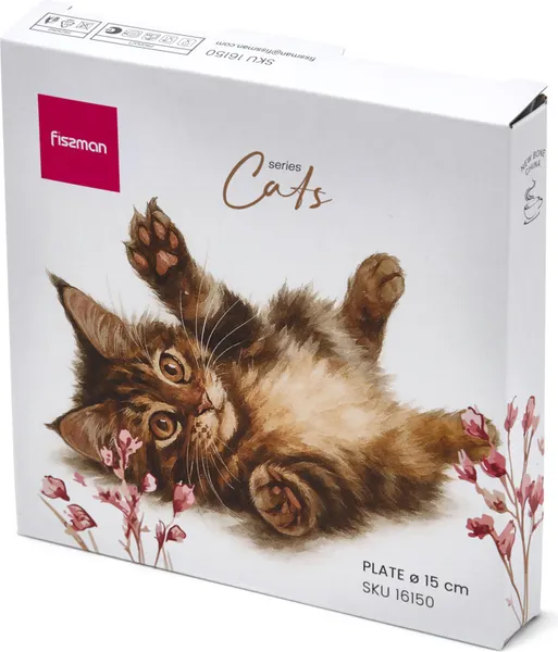 Изображение товара Тарелка закусочная (десертная) Fissman Cats 16150