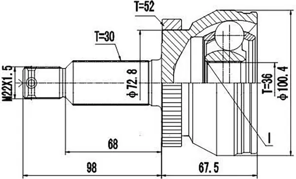 Изображение товара ШРУС Zikmar Z87303R