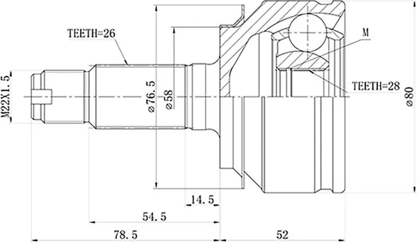 Изображение товара ШРУС Zikmar Z87424R