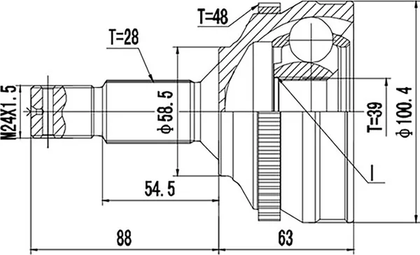 Изображение товара ШРУС Zikmar Z88320R