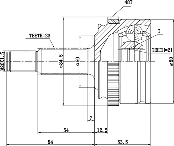Изображение товара ШРУС Zikmar Z88336R
