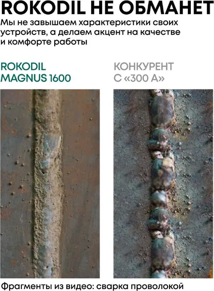 Изображение товара Полуавтомат сварочный Rokodil Magnus 1600