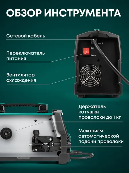 Изображение товара Полуавтомат сварочный Rokodil Magnus 1600