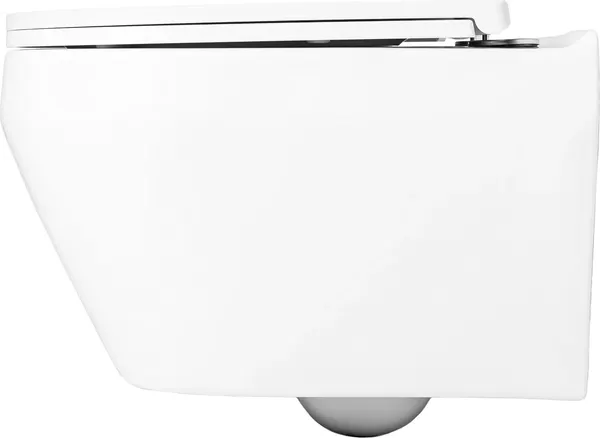 Изображение товара Унитаз подвесной с инсталляцией Saniteco KW-9009W + 501 + K01-PGR (с кнопкой, платиново-серый)