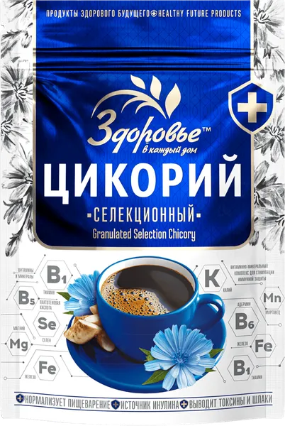 Изображение товара Цикорий Здоровье гранулы (100г, пакет)