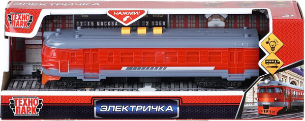 Изображение товара Поезд игрушечный Технопарк COMTRAIN-20PL-RD-NW