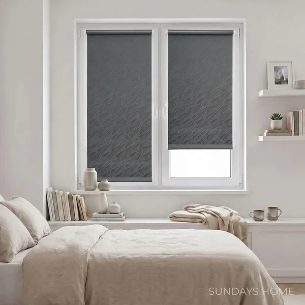 Изображение товара Рулонная штора Sundays Home Аква Тэрмоблэкаут 73x170 (темно-серый)