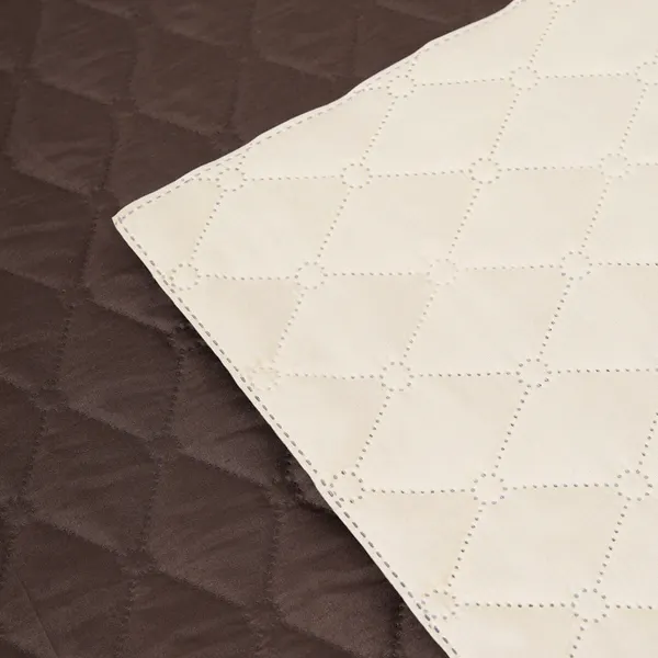 Изображение товара Покрывало GOLDTEX Алиса 160х200 / 4436 (слоновая кость/горький шоколад)