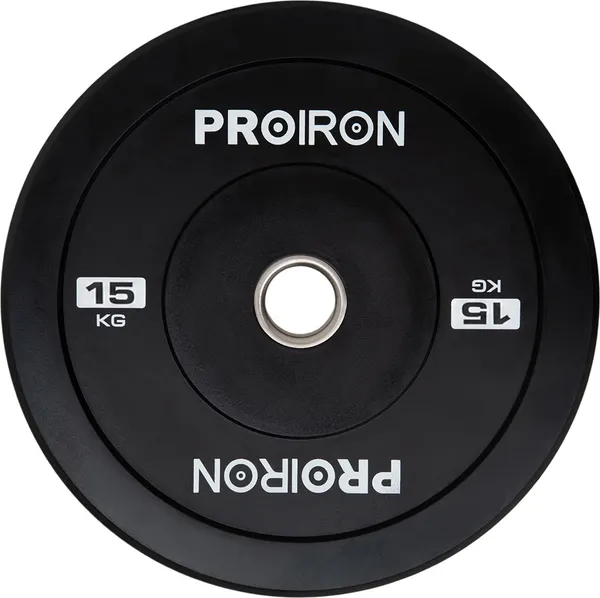 Изображение товара Диск для штанги Proiron Обрезиненный d51мм 15кг / ОД11551