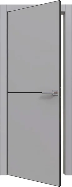 Изображение товара Дверь межкомнатная Юни Prime Line 3 ПЭТ G ABS 80х200 (Grey Silk)