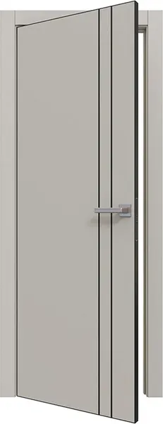 Изображение товара Дверь межкомнатная Юни Prime Line 4 ПЭТ G ABS 80х200 (Cream Silk)