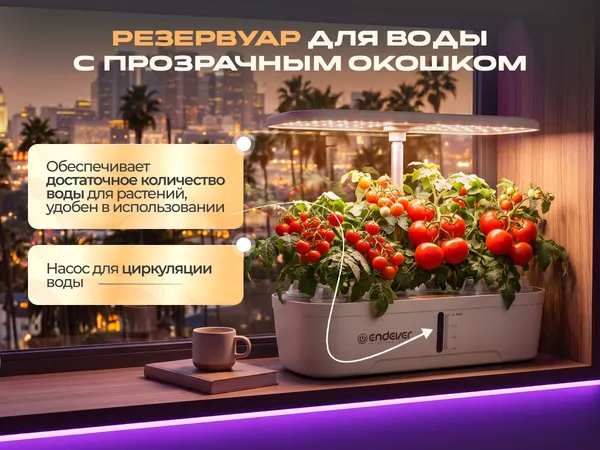 Изображение товара Проращиватель семян Endever Garden-2 (бежевый/коричневый)
