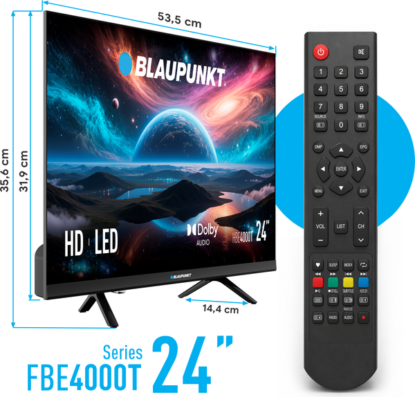 Изображение товара Телевизор Blaupunkt 24" 24HBE4000T