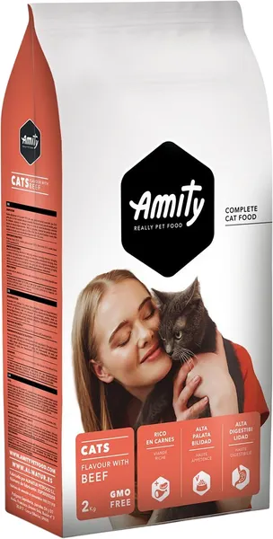 Изображение товара Сухой корм для кошек Amity Cats Flavour Beef с говядиной (2кг)