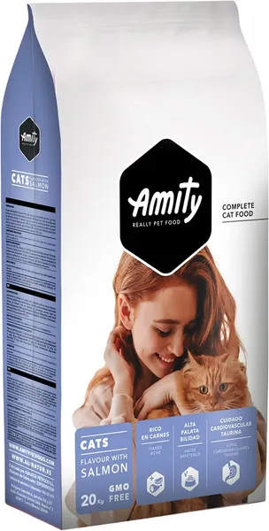 Изображение товара Сухой корм для кошек Amity Cats Flavour Salmon (20кг)