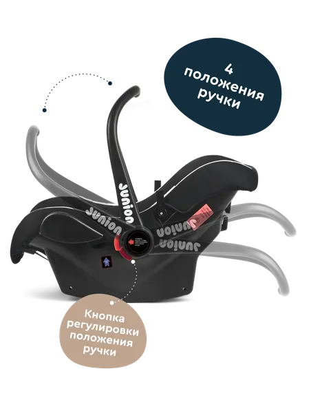 Изображение товара Автокресло Junion Uma HB816/BL (черный/серый)