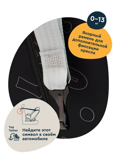 Изображение товара Автокресло Junion Odri ST-03/MNGT (черный/серый)