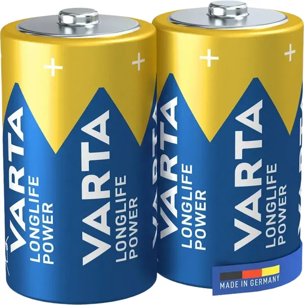 Изображение товара Комплект батареек Varta Longlife Power C/LR14 BL2 2/12