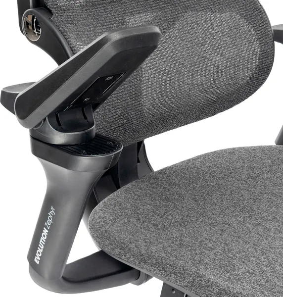 Изображение товара Кресло геймерское Evolution Zephyr Fabric Black