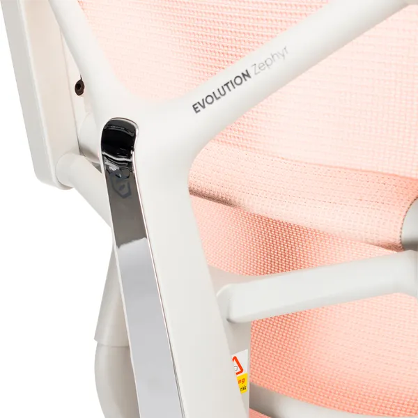 Изображение товара Кресло геймерское Evolution Zephyr Fabric Pink