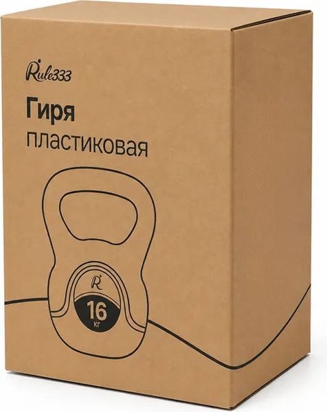 Изображение товара Гиря Proiron Пластиковая / ГИ1160П (16кг)