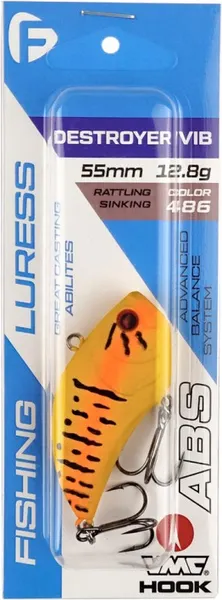 Изображение товара Воблер F-Fishing Destroyer Vib 55S 55mm 12.8gr 486 / FDR55-486