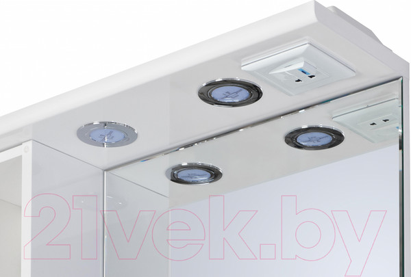 Изображение товара Шкаф с зеркалом для ванной Акватон Онда 60 (1A009802ON01L)