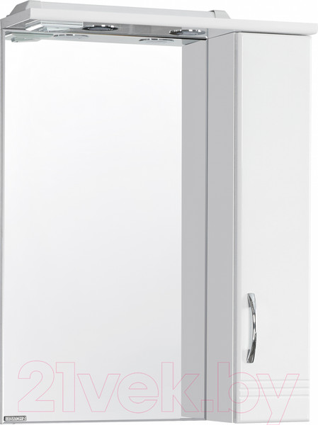 Изображение товара Шкаф с зеркалом для ванной Акватон Онда 60 (1A009802ON01R)