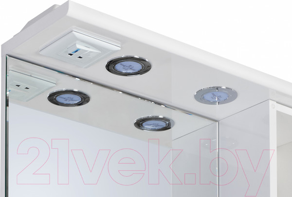 Изображение товара Шкаф с зеркалом для ванной Акватон Онда 60 (1A009802ON01R)