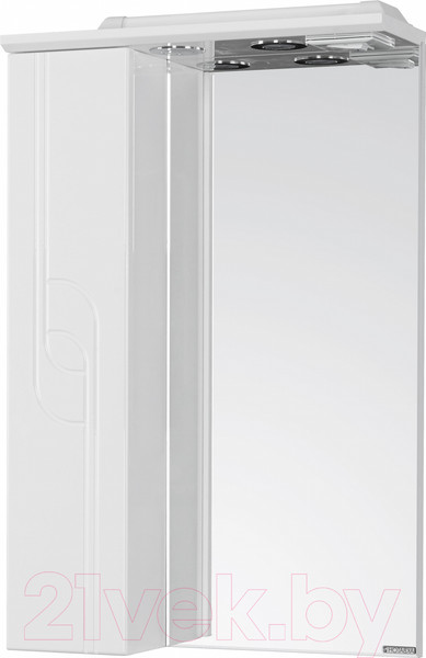 Изображение товара Шкаф с зеркалом для ванной Акватон Панда 50 (1A007402PD01L)