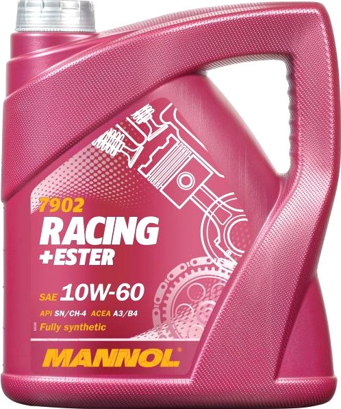 Изображение товара Моторное масло Mannol Racing+Ester 10W60 / MN7902-4 (4л)