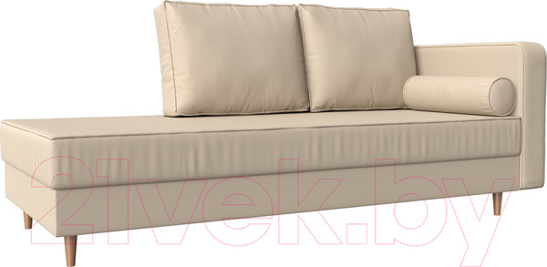 Изображение товара Тахта Лига Диванов Прайм правый / 100891 (экокожа бежевый)