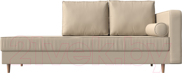 Изображение товара Тахта Лига Диванов Прайм правый / 100891 (экокожа бежевый)