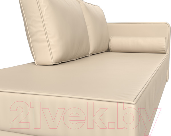 Изображение товара Тахта Лига Диванов Прайм правый / 100891 (экокожа бежевый)
