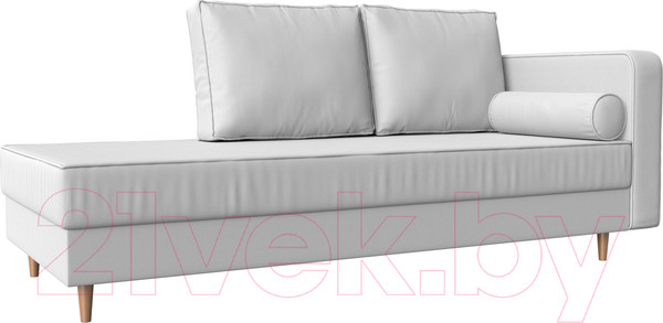 Изображение товара Тахта Лига Диванов Прайм правый / 100892 (экокожа белый)