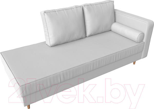 Изображение товара Тахта Лига Диванов Прайм правый / 100892 (экокожа белый)