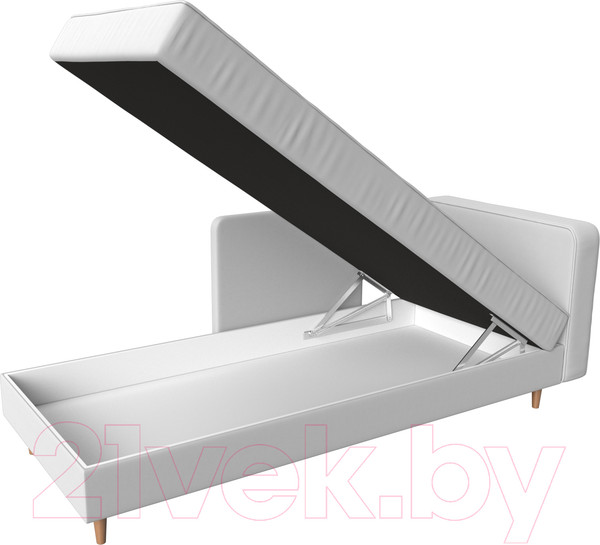 Изображение товара Тахта Лига Диванов Прайм правый / 100892 (экокожа белый)