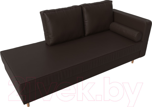 Изображение товара Тахта Лига Диванов Прайм правый / 100893 (экокожа коричневый)