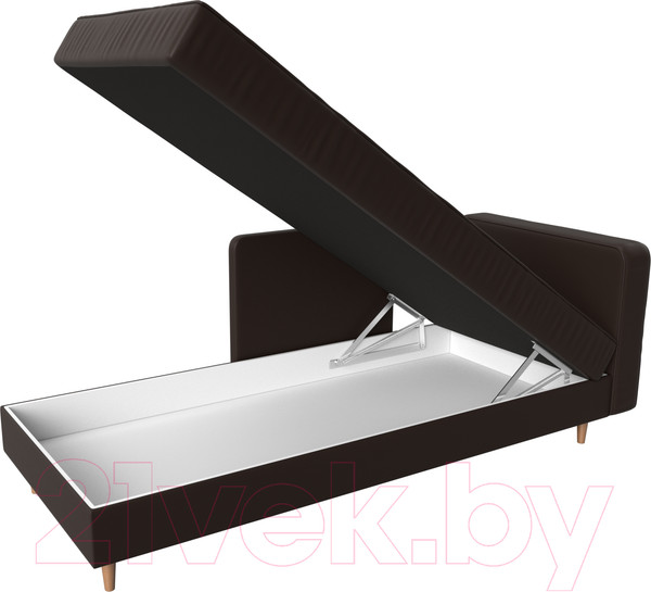 Изображение товара Тахта Лига Диванов Прайм правый / 100893 (экокожа коричневый)