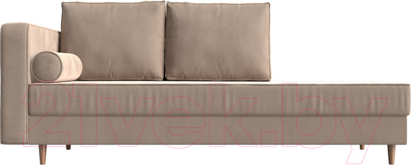 Изображение товара Тахта Лига Диванов Прайм левый / 100873 (велюр бежевый)