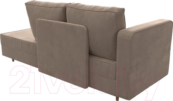Изображение товара Тахта Лига Диванов Прайм левый / 100873 (велюр бежевый)