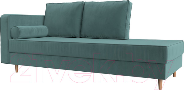 Изображение товара Тахта Лига Диванов Прайм левый / 100874 (велюр бирюзовый)