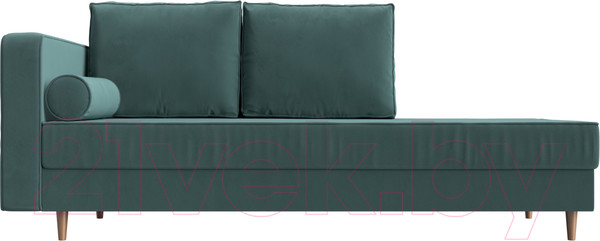 Изображение товара Тахта Лига Диванов Прайм левый / 100874 (велюр бирюзовый)