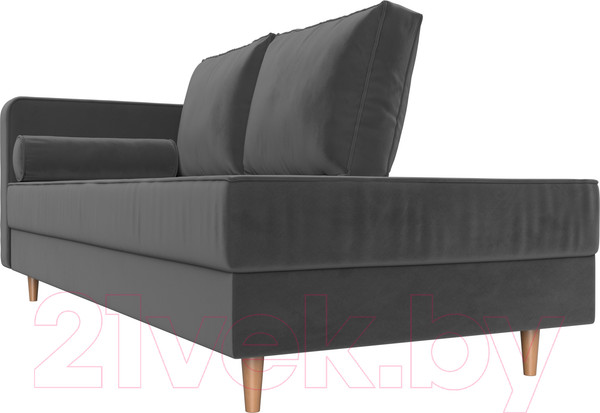 Изображение товара Тахта Лига Диванов Прайм левый / 100877 (велюр серый)