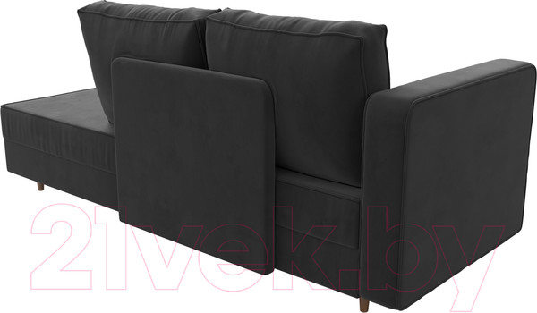 Изображение товара Тахта Лига Диванов Прайм левый / 100877 (велюр серый)